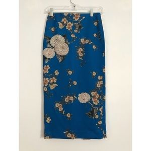 Zara floral pencil skirt, Size S